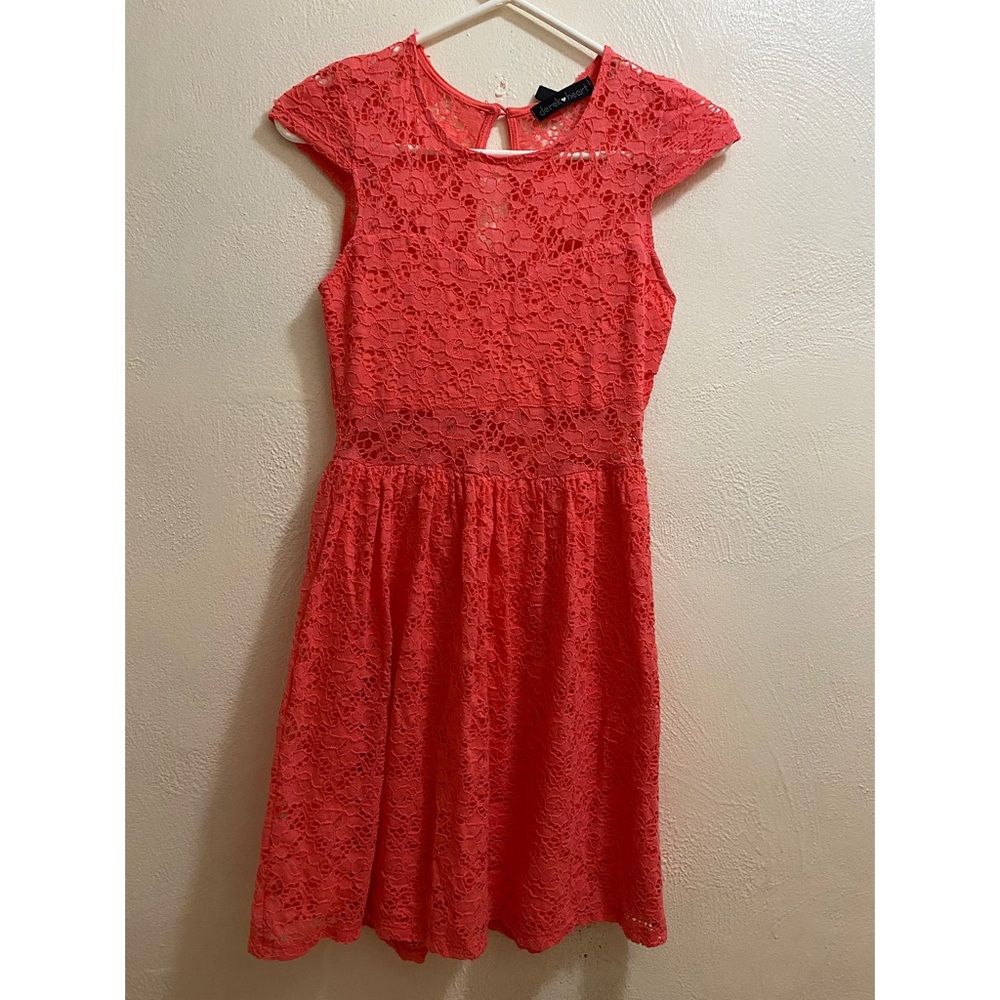 Coral Derek heart dress